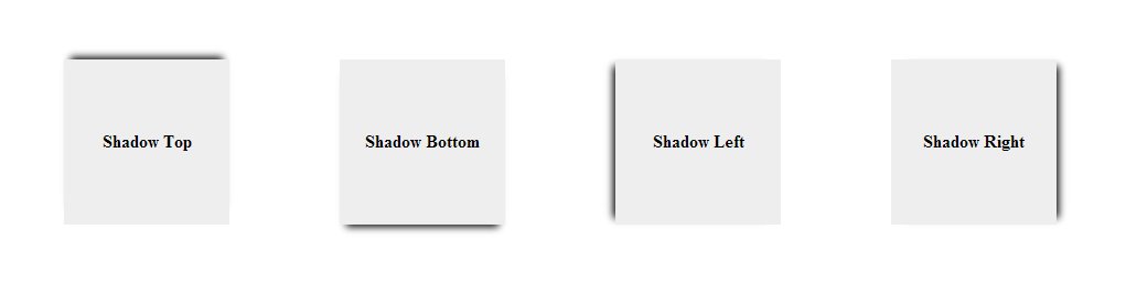 One Sided Box Shadow