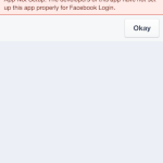 Facebook app is still in development mode & don’t have access