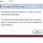 4 ways to fix – Cannot reinitialize jQuery DataTable